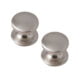 32 SATIN CHROME  WINDSOR KNOB HANDLE