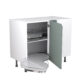 1000 Base Cabinet LH Blind Corner w/ RH Nuvola Pull-Out