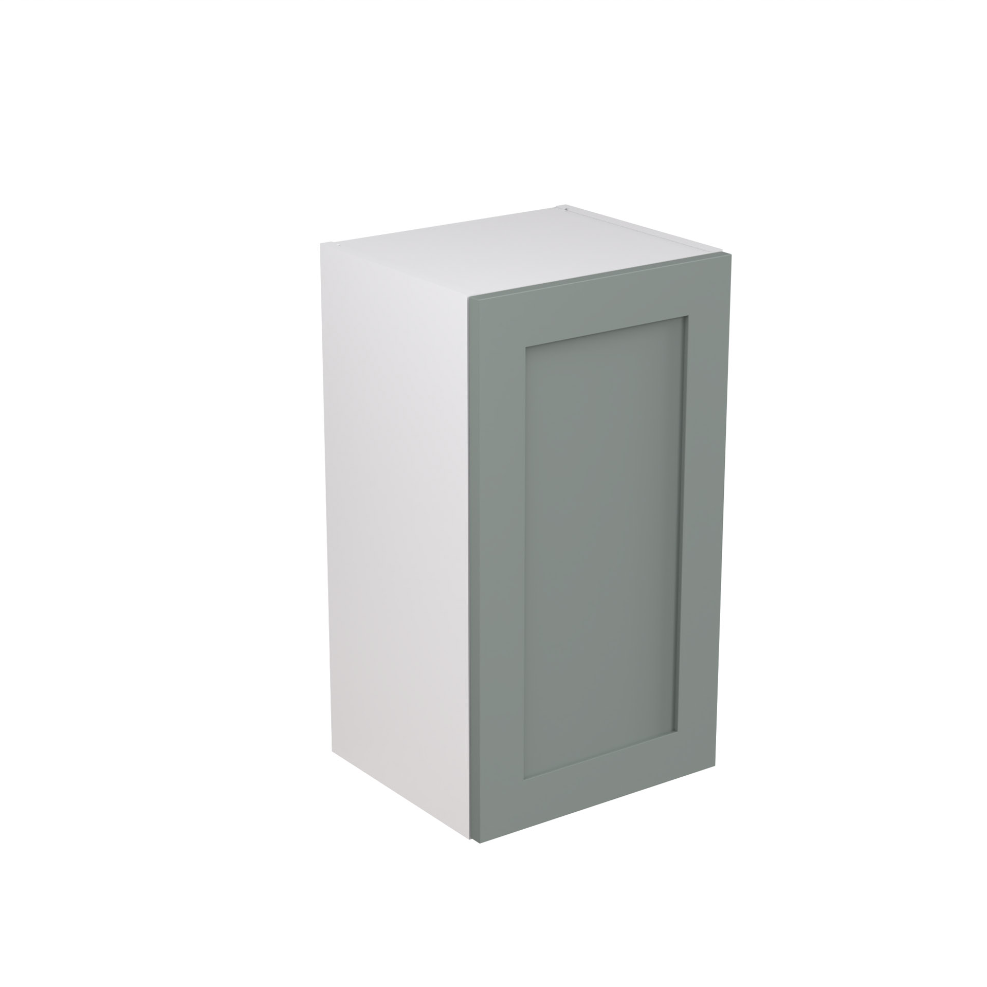 Shaker-400-Wall-Cabinet-Sage-Green 400 Wall Cabinet - Image 1