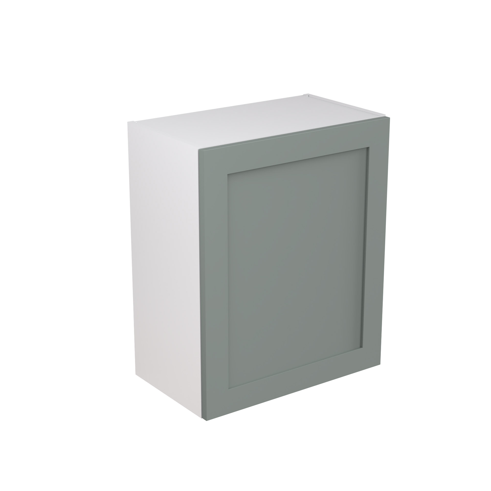 Shaker-600-Wall-Cabinet-Sage-Green 600 Wall Cabinet - Image 1