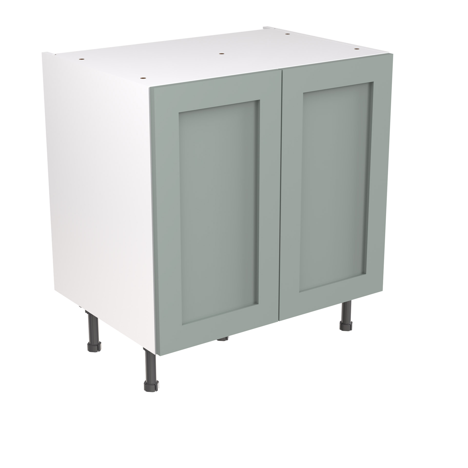 Shaker-800-Base-Cabinet-Sage-Green 800 Base Cabinet - Image 1