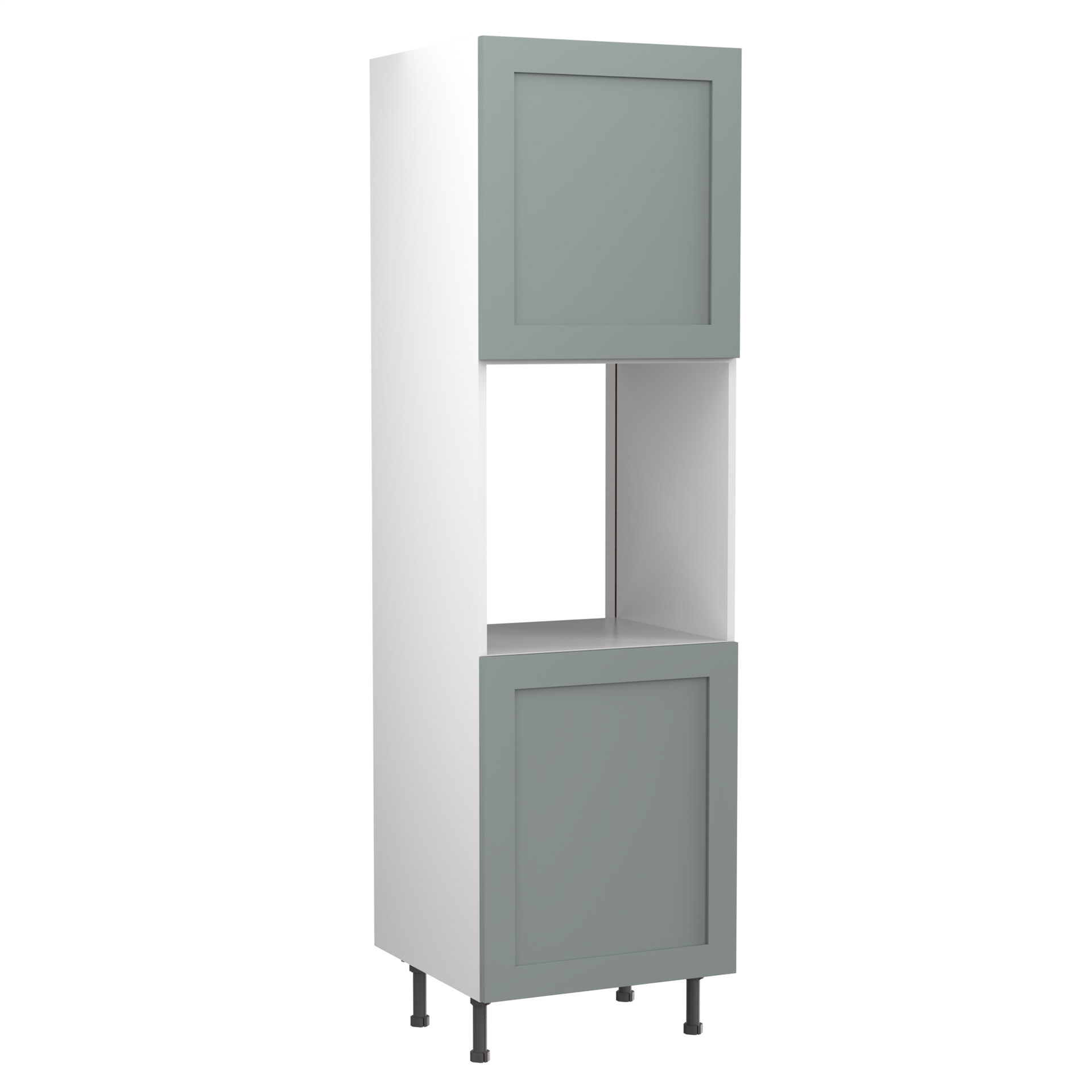 Shaker-Single-Oven-Housing-Sage-Green Single Oven Housing - Image 1