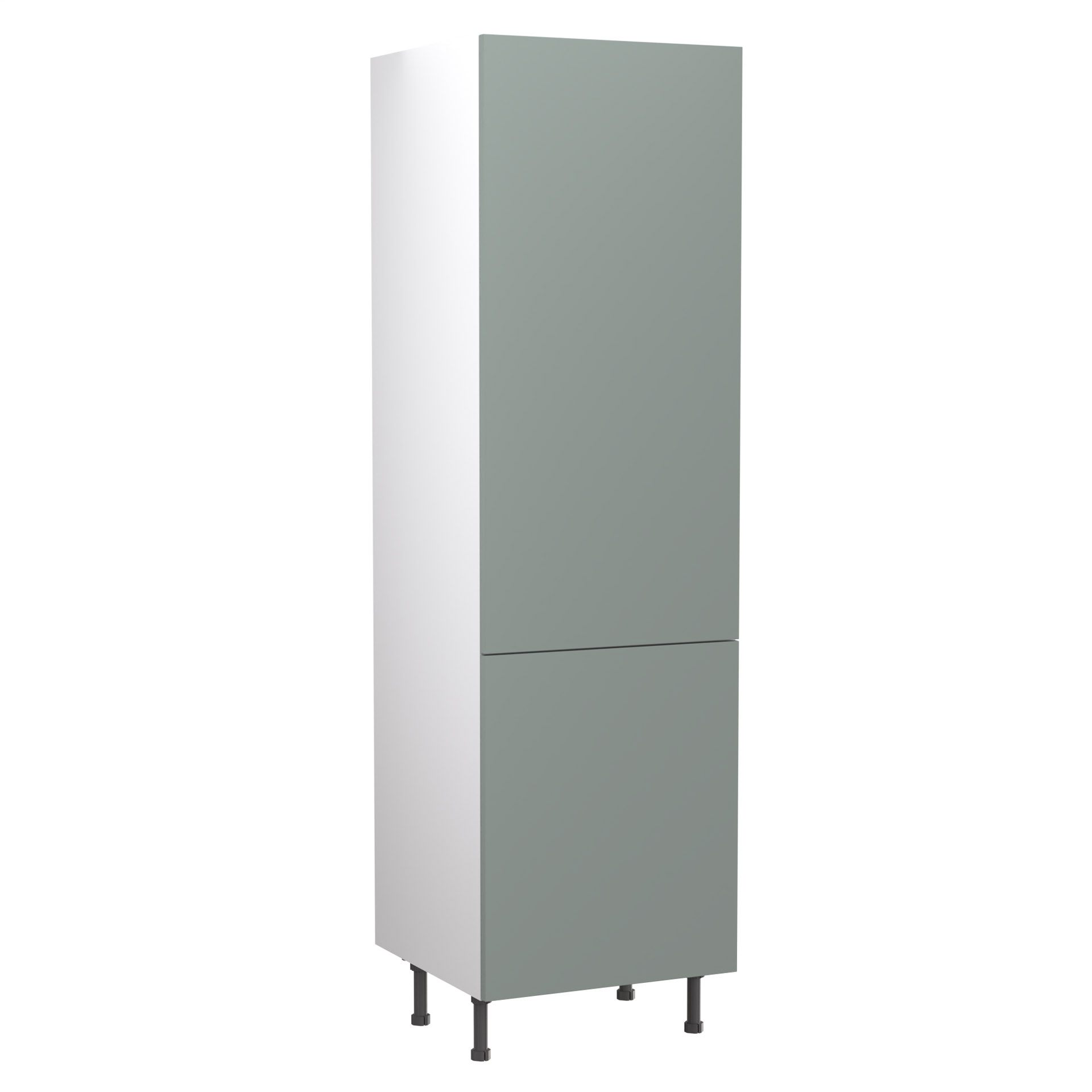 Slab-Larder-Cabinet-Sage-Green Fridge & Freezer Housing - Image 1