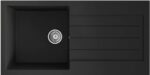 Matt Black 1 Bowl Kitchen Sink With Drainer