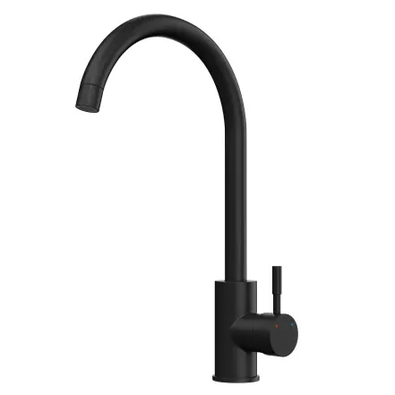 Side Lever Black Kitchen Tap - Sheffield Kitchen Supplies