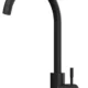Side Lever Black Kitchen Tap