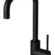 Side Lever Matt Black Square Kitchen Tap