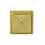 Ella | 1 Bowl Undermount Sink with Strainer Waste(s) | Brushed Brass