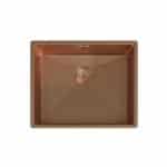 Ella | 1 Bowl Undermount Sink with Strainer Waste(s) | Brushed Copper