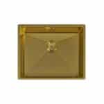 Ella | 1 Bowl Undermount Sink with Strainer Waste(s) | Brushed Gold