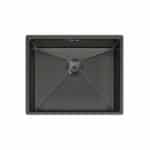 Ella | 1 Bowl Undermount Sink with Strainer Waste(s) | Gun Metal