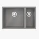 Comite | 1.5 Bowl Undermount Sink with Strainer Waste | Matt Grey