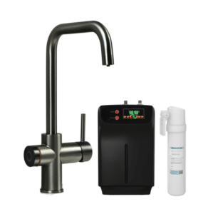 Biometic Gun Metal Hot Water Tap