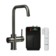 Impromta Biometric Gun Metal 3-in-1 Square Neck Boiling Hot Water Tap